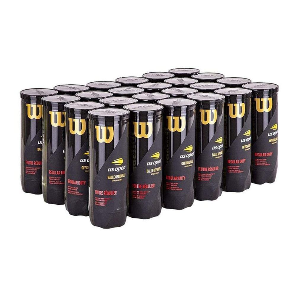 Bola de Tênis Wilson US OPEN - Regular Duty - Caixa c/24 Tubos