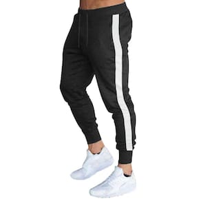 Calça De Moletom Slim Jogger Listra Masculino - M14