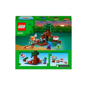 Lego Minecraft A Aventura No Pântano 21240 - 65 Peças
