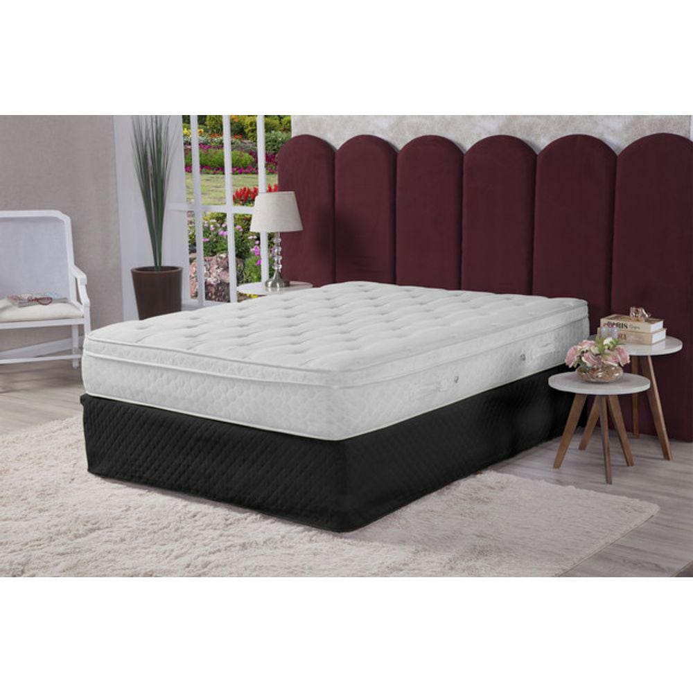 Saia Cama Box Quebec Queen 1,98 X 1,58cm