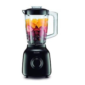 Liquidificador Turbo Mix 1.6 Litros Elgin 2 Velocidades Preto 650W