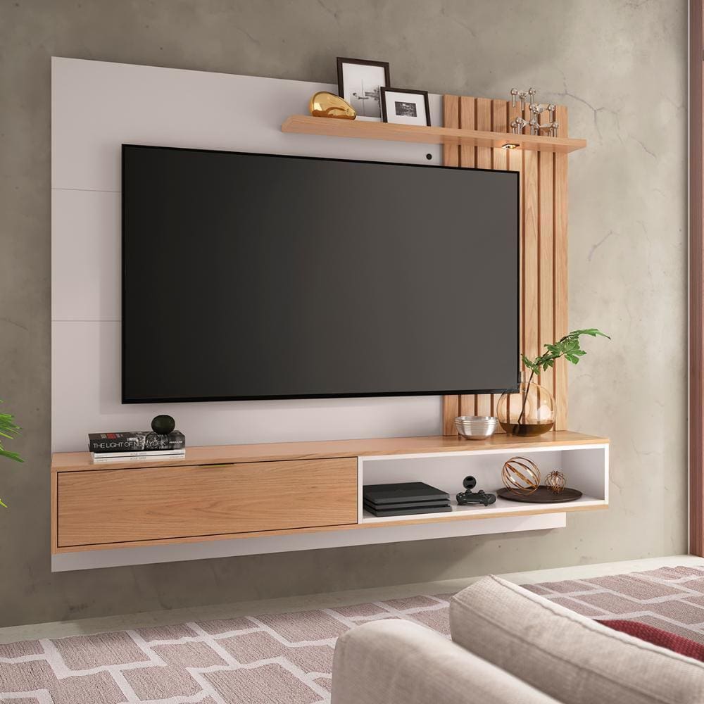 Painel Home Suspenso TV até 60" 1 Porta 1 Prateleira Tocantins 1.6