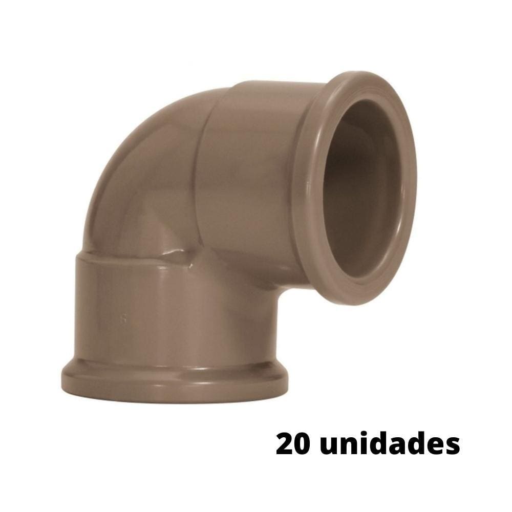 Kit 20 Joelhos Soldável 90° 110mm Amanco