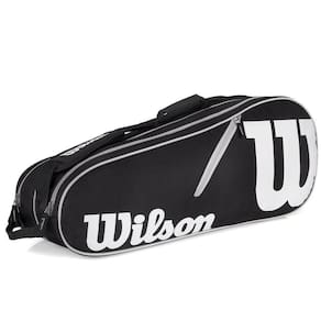 Raqueteira Wilson Esp Advantage Ii X6 Cor Preta E Branca