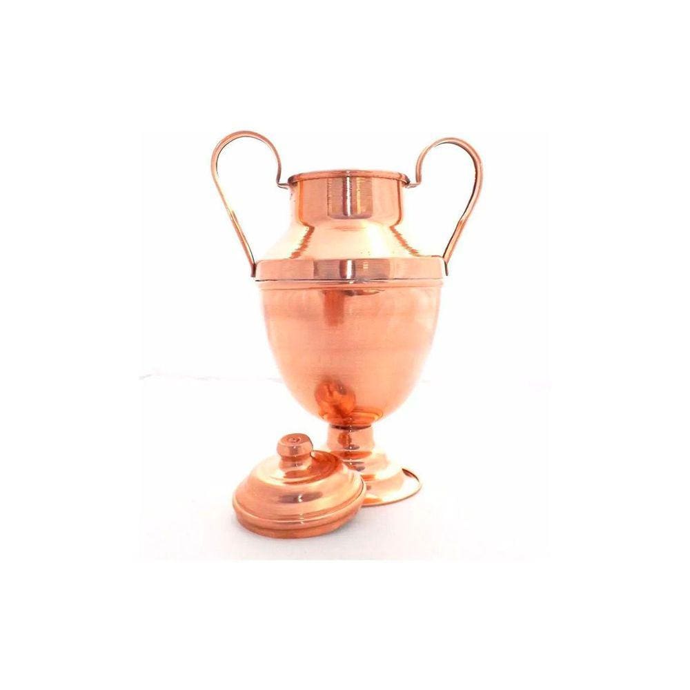Quartinha De Cobre Com Tampa 20cm