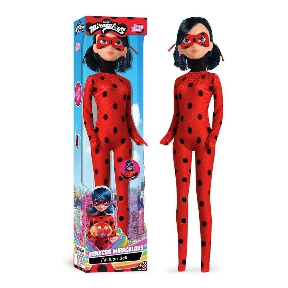 Boneca Miraculous Ladybug Baby Brink Com Ioiô 55 Cm - Novabrink - Bonecas -  Magazine Luiza