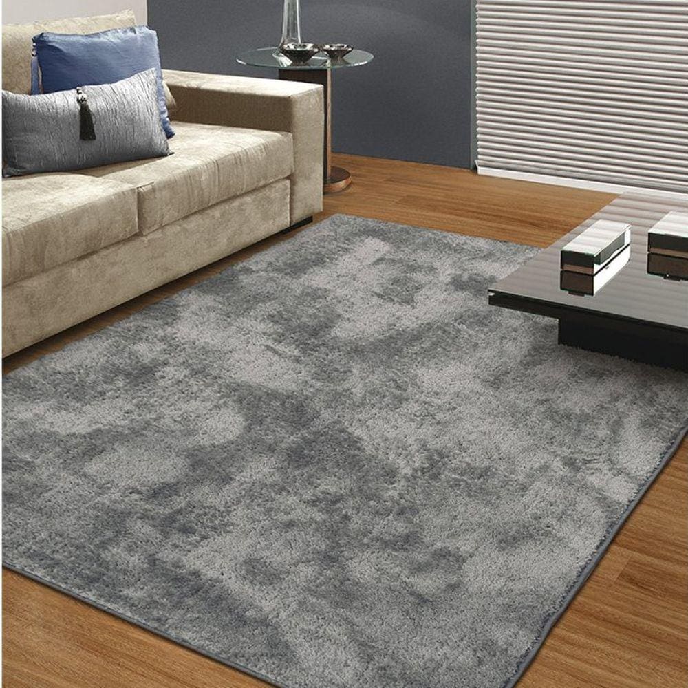 Tapete 200x150cm Foffo São Carlos Cinza