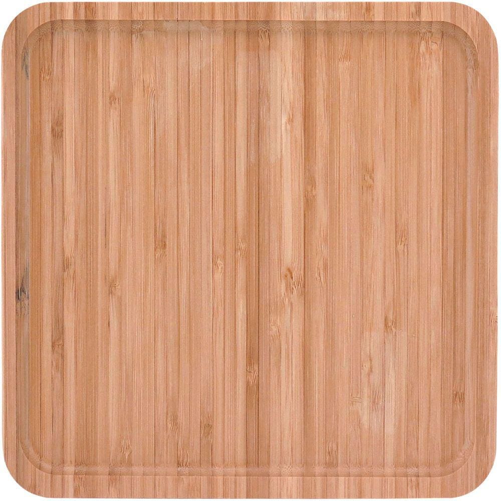 TABLE BANDEJA QUADRADO 25x25cm BAMBU NATURAL