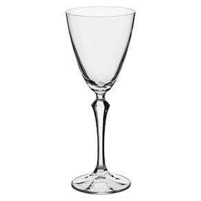 BOHEMIA ELISABETH TAÇA VINHO 22x9x9cm 250ml CRISTAL TRANSP 6PÇ