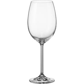 BOHEMIA NATALIA MAXIMA TAÇA VINHO 23x8x8cm 450ml CRISTAL TRANSP 6PÇ