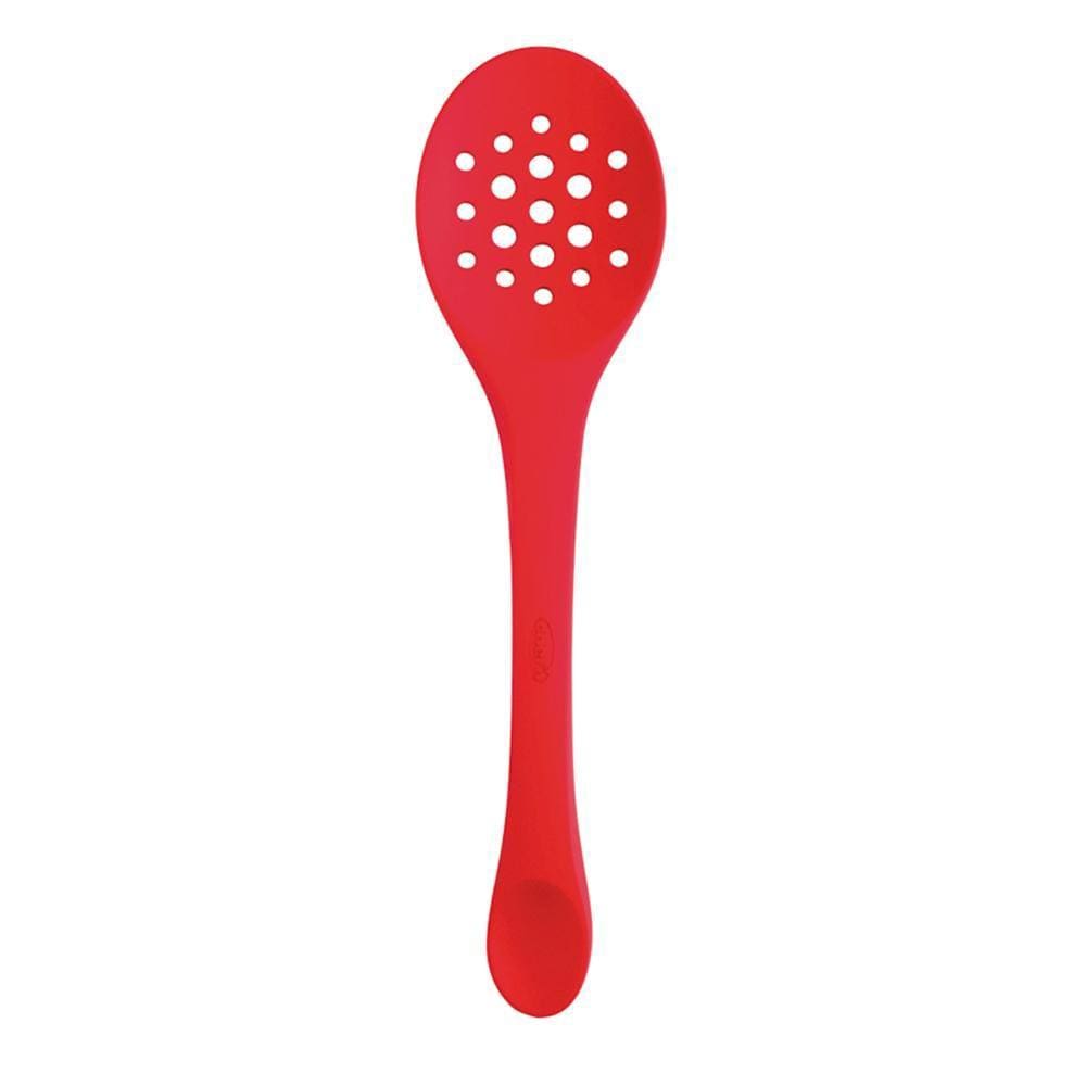 Colher Vazada 2 em 1 Multiuso Vermelho Cozinha Luxo Chef`n