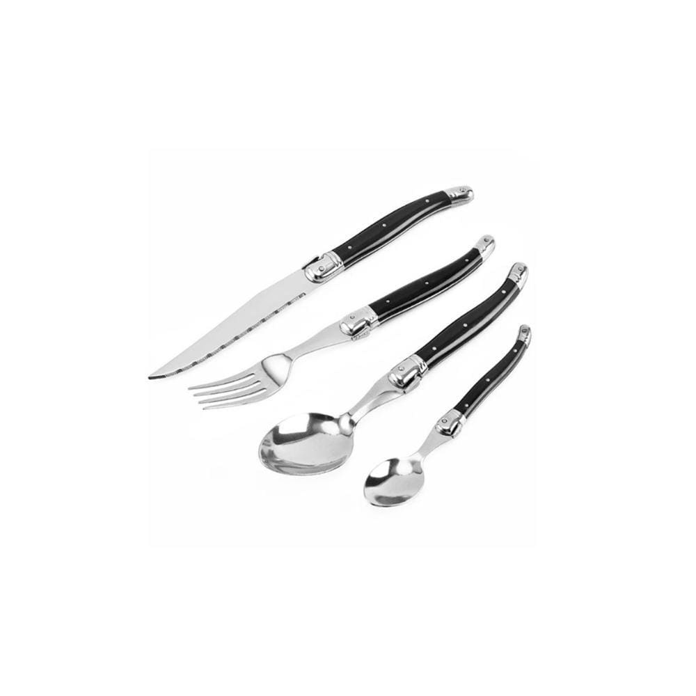 Conjunto 4 Talheres de Jantar Cozinha Luxo Estilo Francês