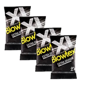 Kit 4 Pacotes Preservativo Blowtex Extra Grande C/ 3 Unidades Cada