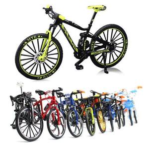 Bicicleta Miniatura Fashion Rosa Escala 1:10 Bike Decoração