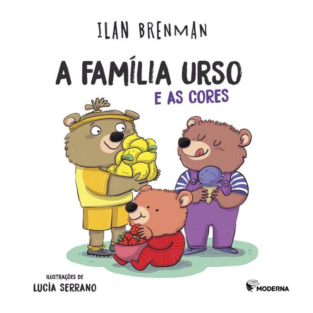 A família urso e as cores