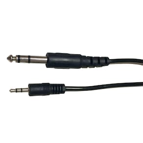 Cabo P2 Stereo X P10 Stereo 2 Metros Preto
