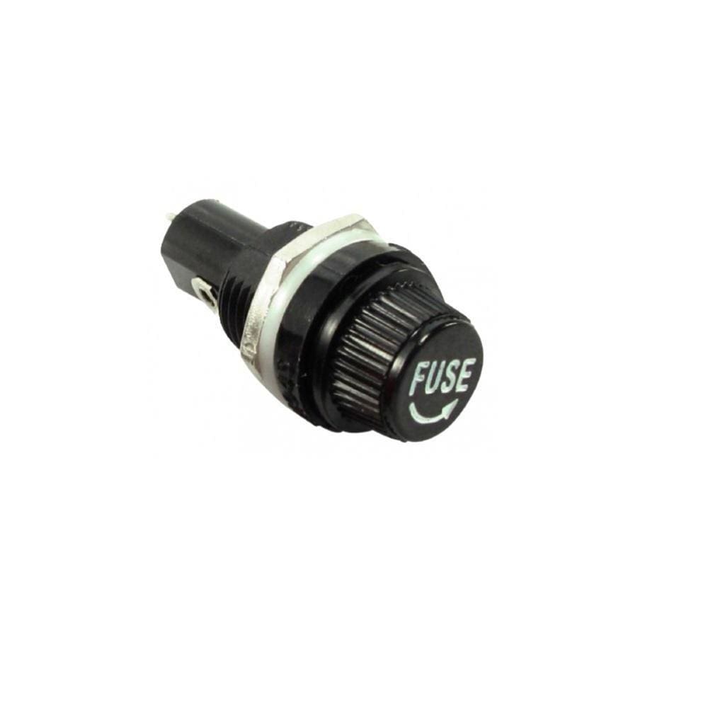 Porta Fusível Cilíndrico Para 5X20Mm 15A 102B Metaltex