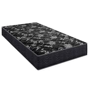 Colchão Solteiro 88 Lisboa Espuma D28 Preto - Bello Box - 17x88x188