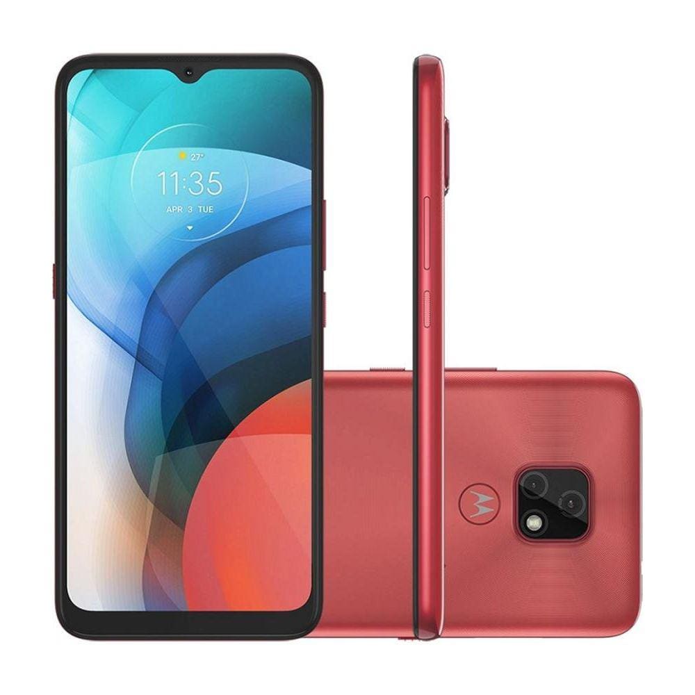 Usado: Motorola Moto E7 64GB RAM:4GB Cobre Bom - Trocafone