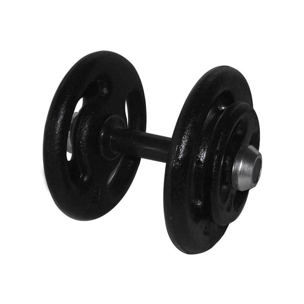 Dumbbell Pintado Pegada Emborrachada Academia Fitness 28kg