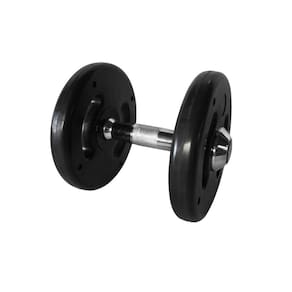 Dumbbell Injetado com Pegada Cromada Academia Fitness 12kg