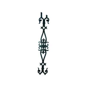 Grade de Ferro Fundido Flor de Liz 1 Grau Varanda 84x14cm