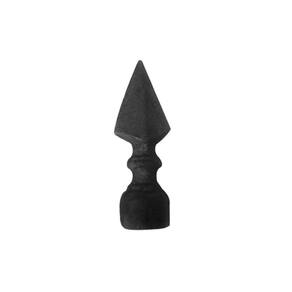 Ponteira Ponta de Lança Ferro N02 Grade Portão Muro 4x14cm