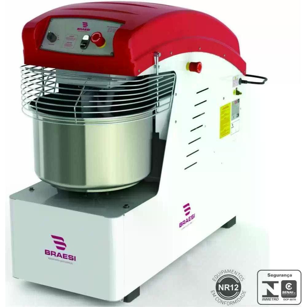 Amassadeira Espiral Aes-25/1 Style 220V Trifasico - Braesi