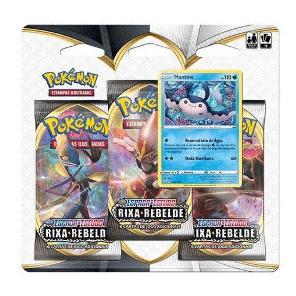 Pokemon Blister Triplo Evoluções Em Paldea Jogo de Cartas Copag 41118