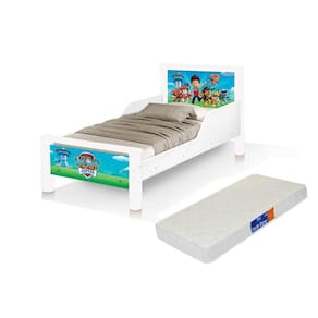 mini cama com proteção dos lados acompanha colchão dos Patrulha Canina