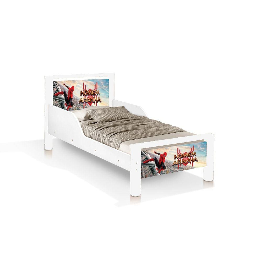 mini cama infantil classic retro da homem aranha