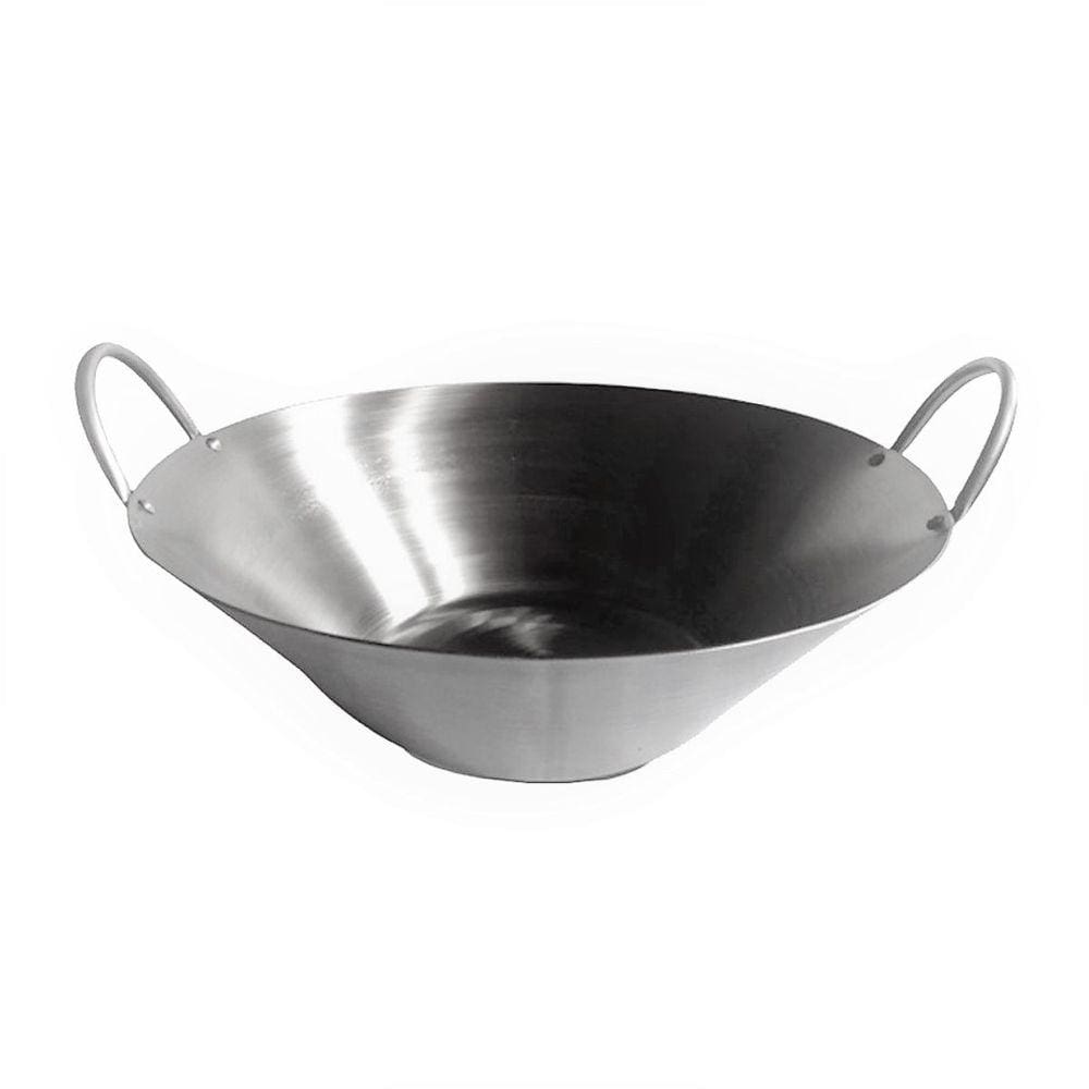 Tacho Aço Inox Beira Alta Chapa 2mm Fritura Cozinha 30cm