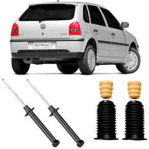 2 Amortecedor Gol G3 G4 2000 A 01 02 03 04 2005 Traseiro Kit