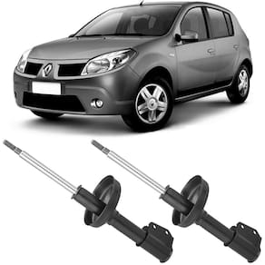 2 Amortecedor Renault Sandero 2008 A 2013 Dianteiro Nakata