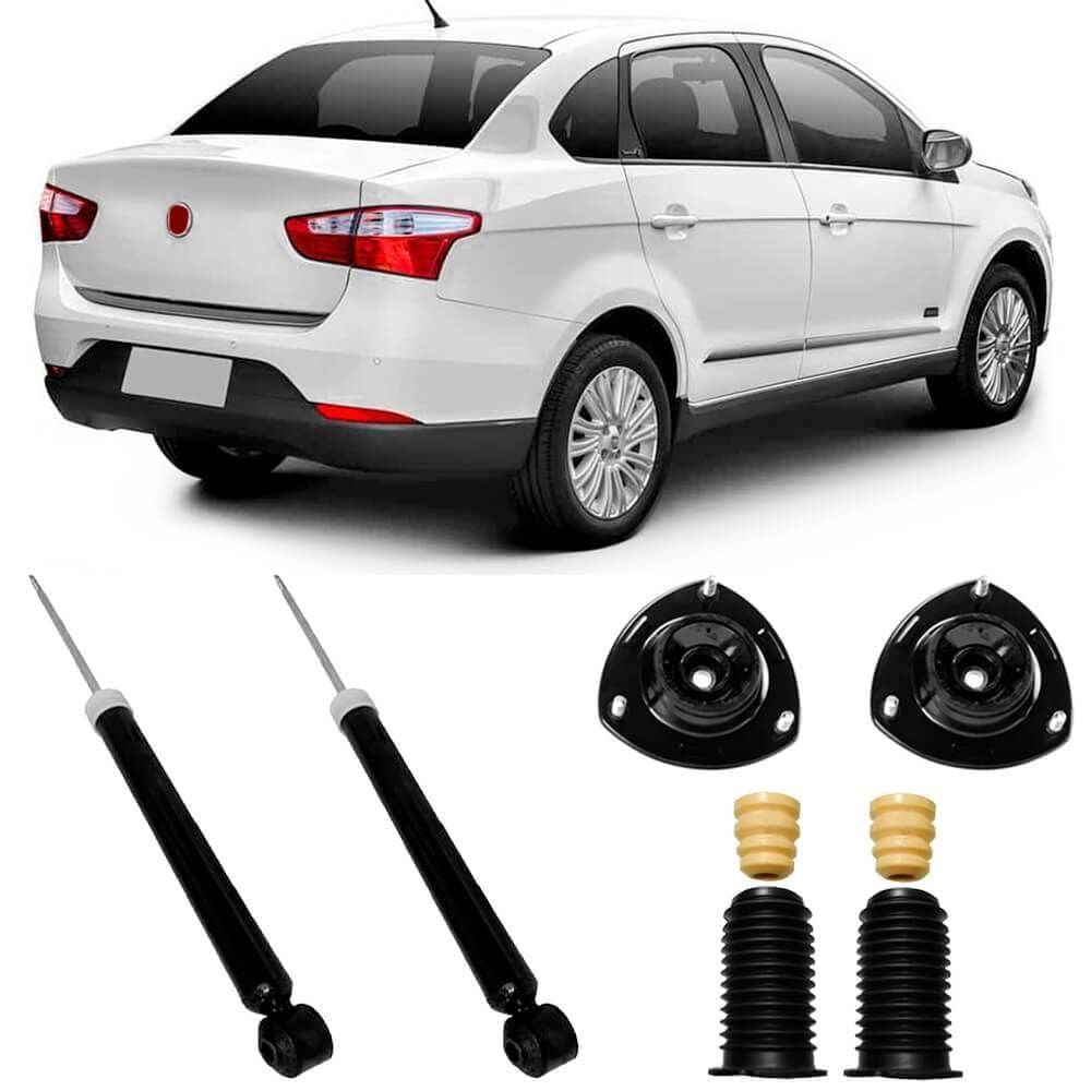 2 Amortecedor Fiat Grand Siena 2012 A 2017 Traseiro Monroe