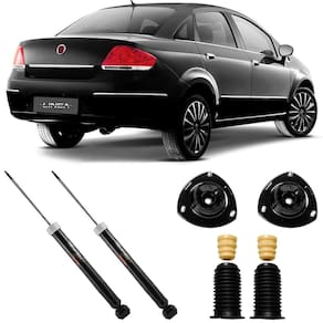 2 Amortecedor Linea Traseiro + Kit Original Cofap