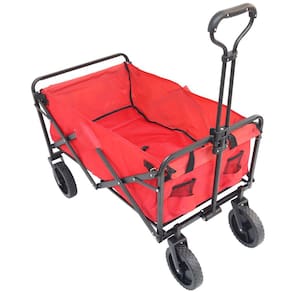Carrinho Dobrável Articulado Transporte Camping Praia Pesca Até 80 Kg Importway Iwcdca