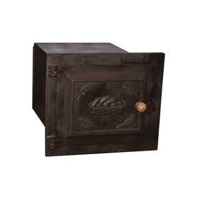 Forno Ferro Fogão a Lenha Pequeno Porta de Ferro 50x35x30cm