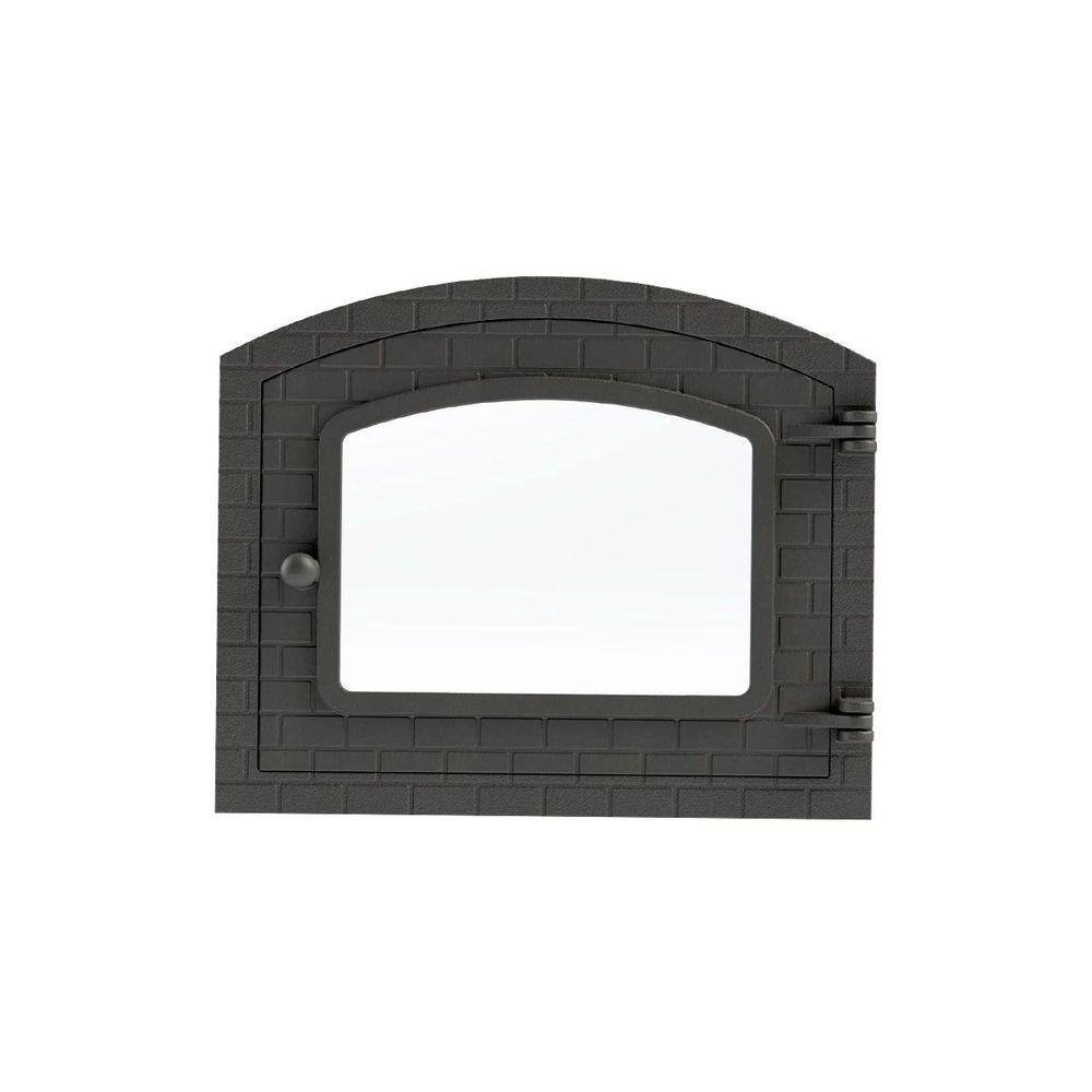 Porta Forno Ferro Fundido Com Vidro 31,5x46cm Colonial G