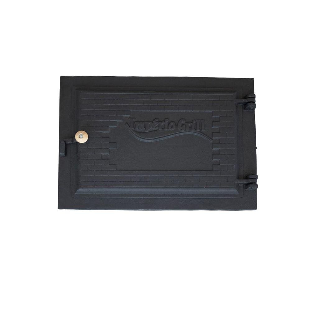 Porta de Forno a Lenha Ferro Fundido Império Grill 31x46cm