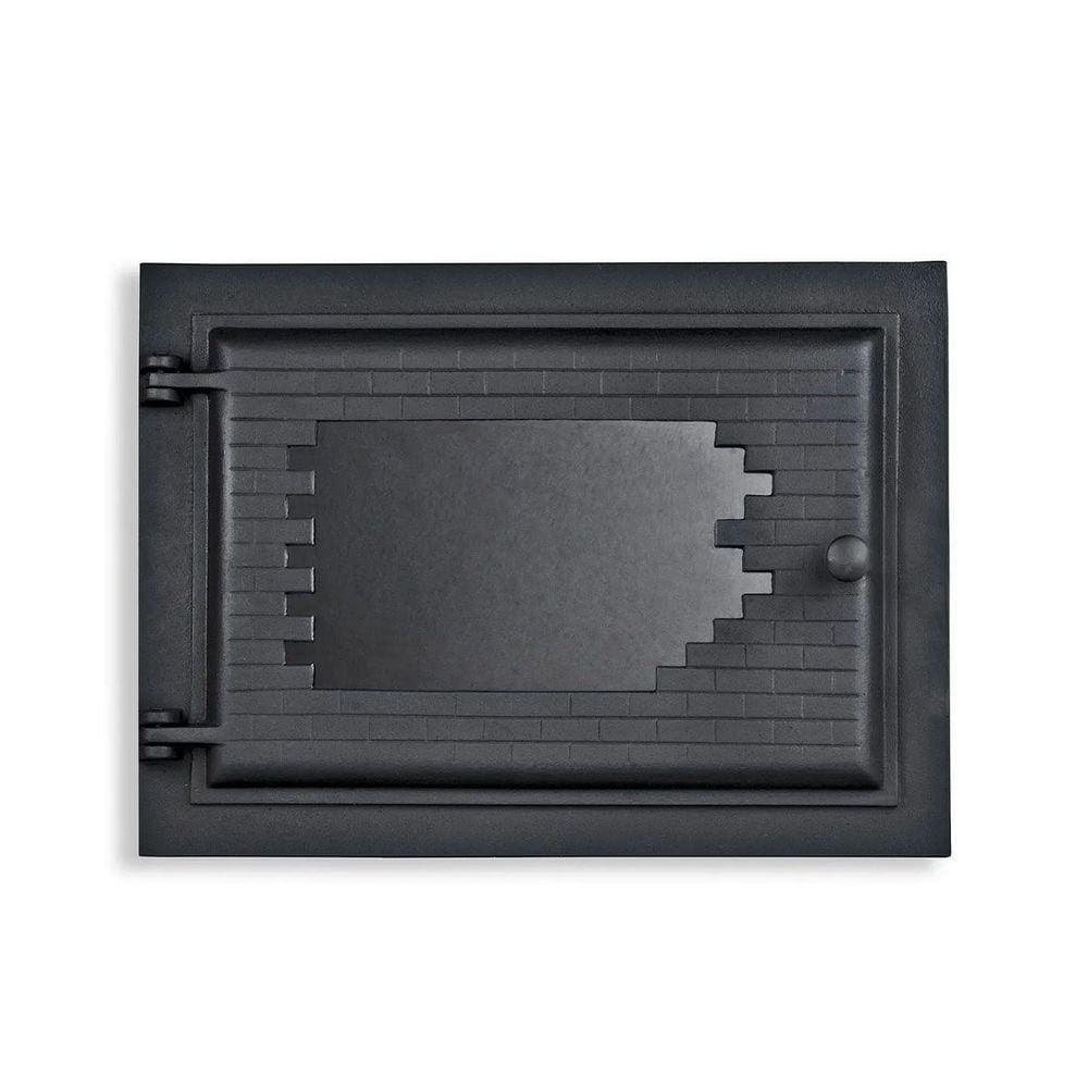 Porta Forno Ferro Fundido Com Vidro Libaneza 31,5x46cm