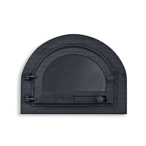 Porta Forno Ferro Igloo Com Vidro Libaneza 26,5x36,5cm