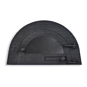Porta Forno Ferro Igloo Com Vidro Libaneza 24,5x38,5cm