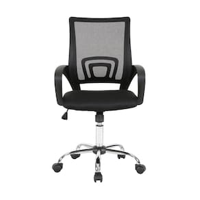 Cadeira Para Escritório com Rodízios Manchester Light Fratini Preto