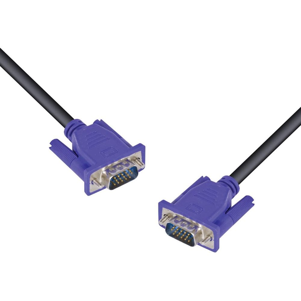 Cabo VGA D-SUB 15 Pinos para Monitor 2 Metros VGA-2