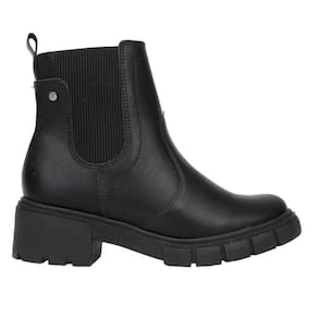 Bota Coturno Casual Dia a Dia Feminino Cano Curto Calce Fácil Ramarim 2311123