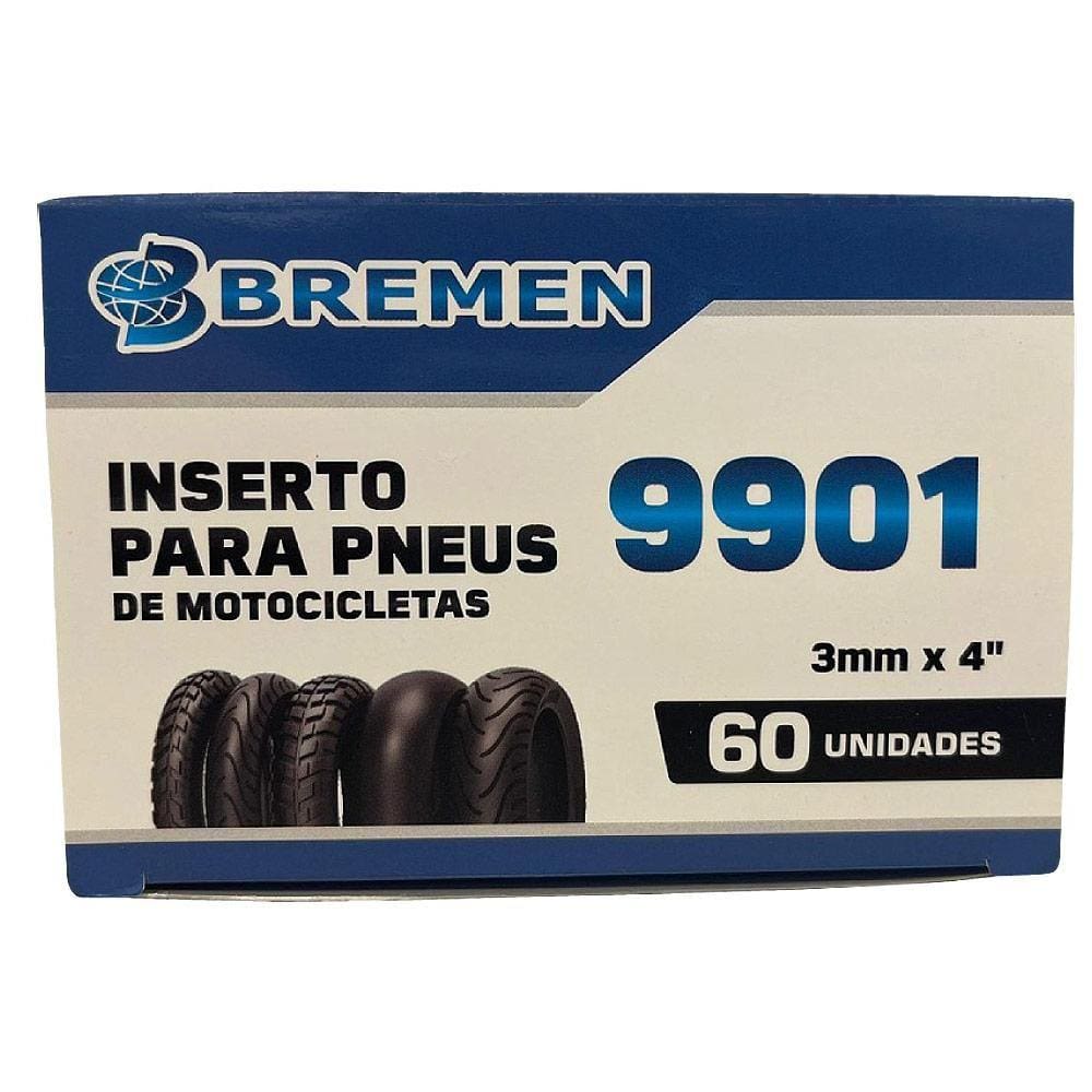 Refil para Reparo de Pneu de Moto com 60 Unidades 9901 Bremen