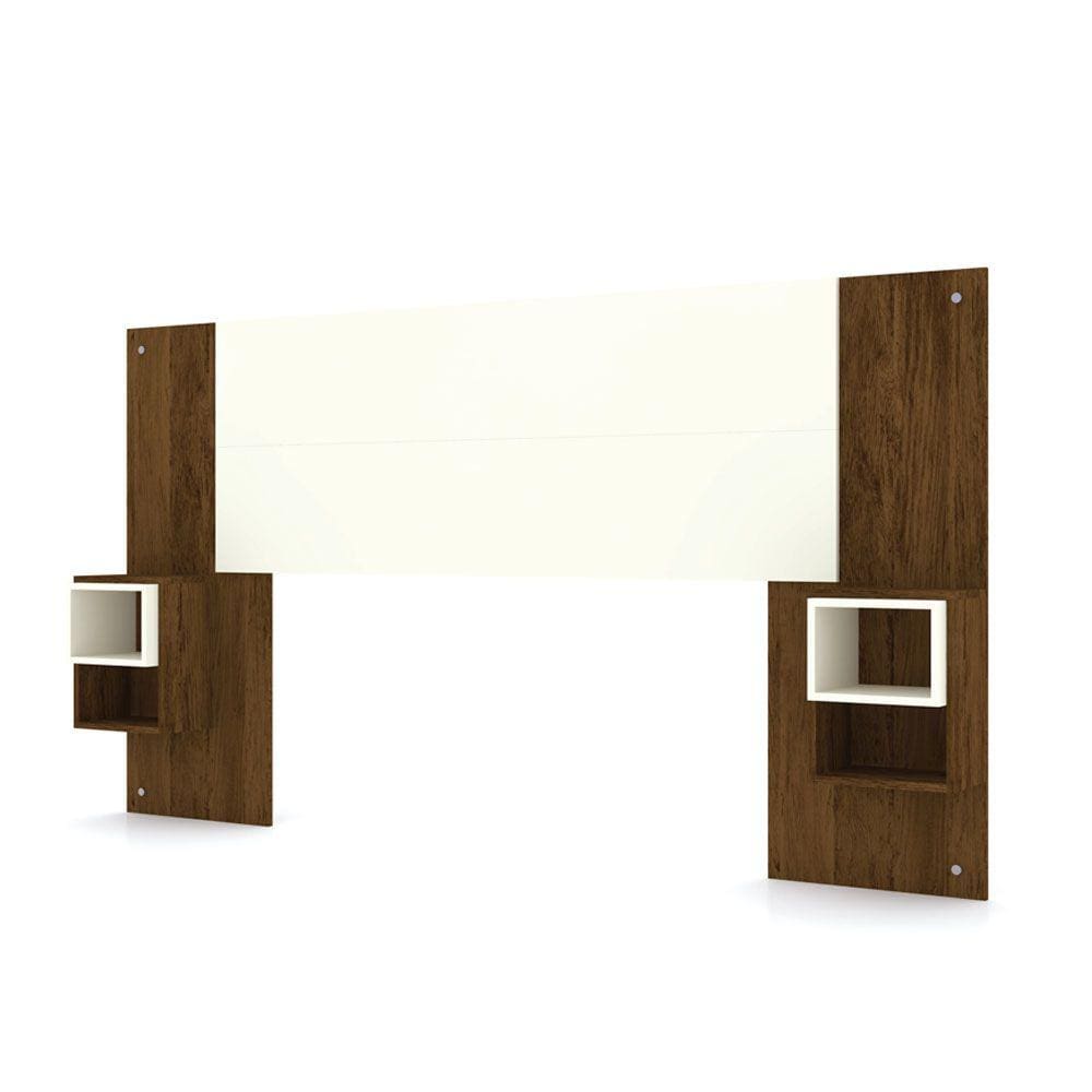 Cabeceira Regulável 236cm Tóquio 50018 Imbuia Champanhe Vila Rica