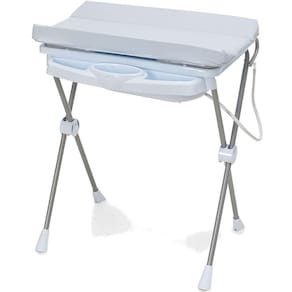Banheira de Bebe com Trocador Galzerano Plastica Classic Blue