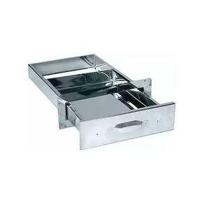 Gaveta Cinzeiro Aço Inox Churrasqueira Alvenaria 47x31x4,5cm